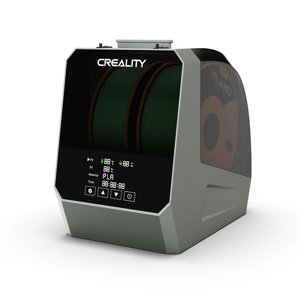 Secador de filamento Creality Space Pi 160W mais capacidade de dois rolos atuali